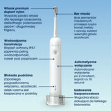 ZENT® SoniQ+ Szczoteczka soniczna, rotacyjna z ruchem obrotowym 60°