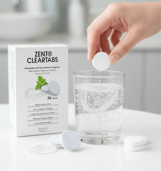 ZENT ClearTabs – Tabletki do odświeżania i pielęgnacji wyjmowanych aparatów