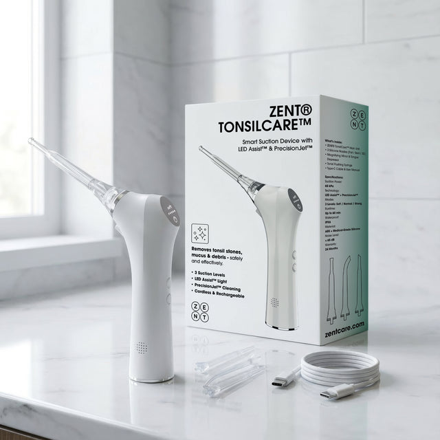 Urządzenie do usuwania kamieni migdałkowych ZENT® TonsilCare™