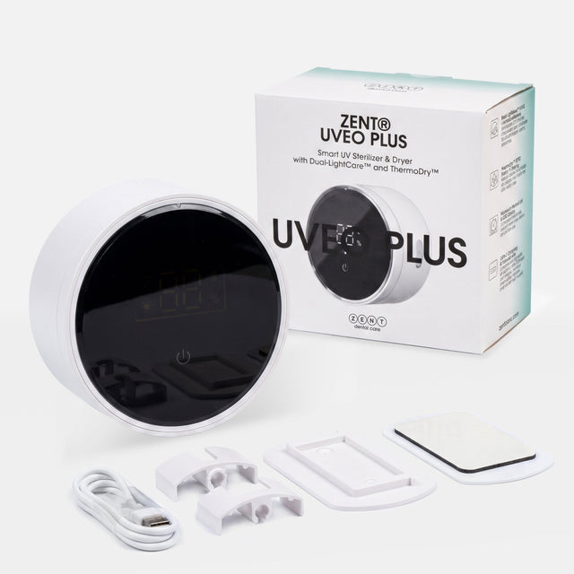 Uchwyt na szczoteczki z lampą UV i suszeniem ZENT® Uveo Plus