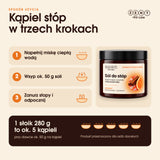 ZENT Sól do stóp pomarańcza + cynamon 280g