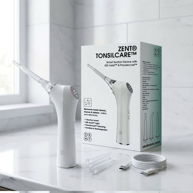 Urządzenie do usuwania kamieni migdałkowych ZENT® TonsilCare™